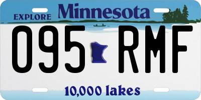 MN license plate 095RMF