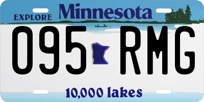 MN license plate 095RMG
