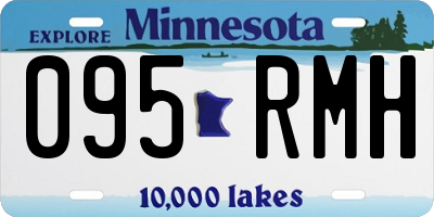 MN license plate 095RMH