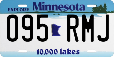 MN license plate 095RMJ