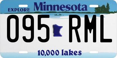 MN license plate 095RML