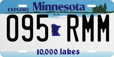 MN license plate 095RMM