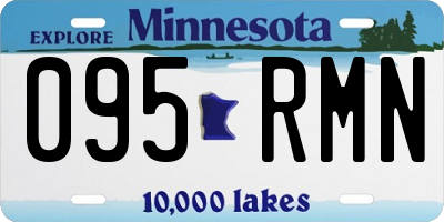 MN license plate 095RMN