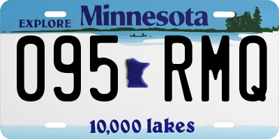 MN license plate 095RMQ
