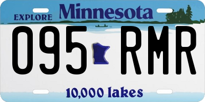 MN license plate 095RMR