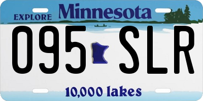 MN license plate 095SLR