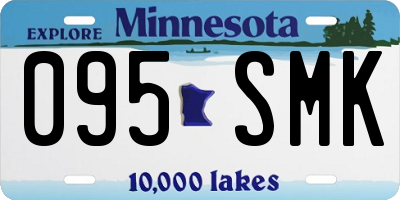 MN license plate 095SMK
