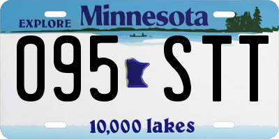 MN license plate 095STT