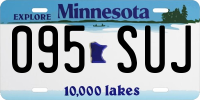 MN license plate 095SUJ
