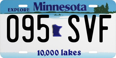MN license plate 095SVF