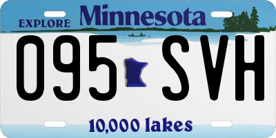 MN license plate 095SVH