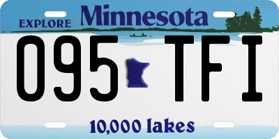 MN license plate 095TFI