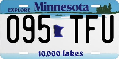 MN license plate 095TFU