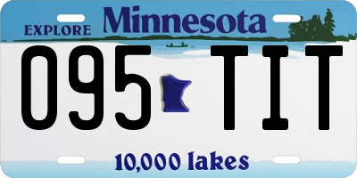 MN license plate 095TIT