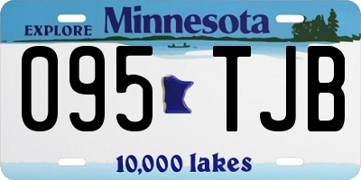 MN license plate 095TJB