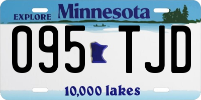 MN license plate 095TJD