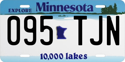 MN license plate 095TJN
