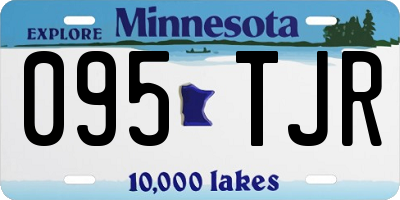 MN license plate 095TJR