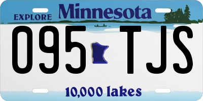 MN license plate 095TJS