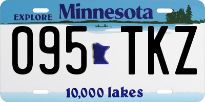 MN license plate 095TKZ