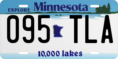 MN license plate 095TLA