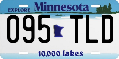 MN license plate 095TLD