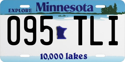 MN license plate 095TLI