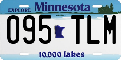 MN license plate 095TLM
