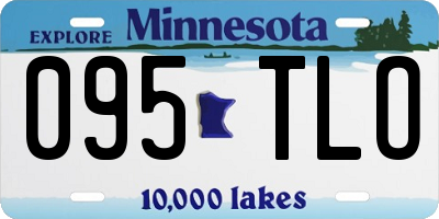 MN license plate 095TLO