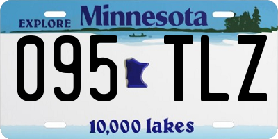 MN license plate 095TLZ