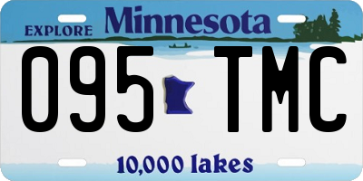 MN license plate 095TMC