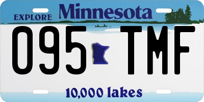 MN license plate 095TMF