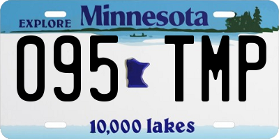 MN license plate 095TMP