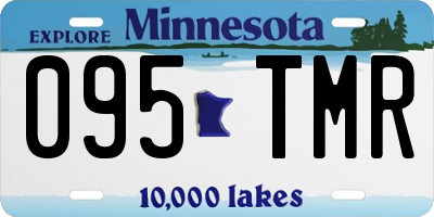 MN license plate 095TMR