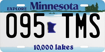 MN license plate 095TMS