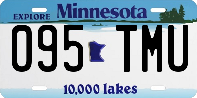 MN license plate 095TMU