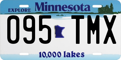 MN license plate 095TMX