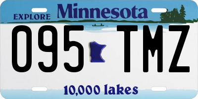 MN license plate 095TMZ