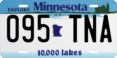 MN license plate 095TNA