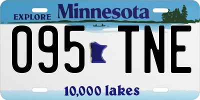 MN license plate 095TNE
