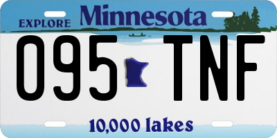 MN license plate 095TNF
