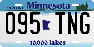 MN license plate 095TNG