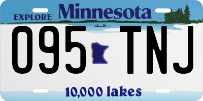MN license plate 095TNJ