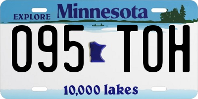 MN license plate 095TOH