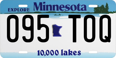 MN license plate 095TOQ
