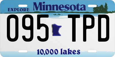 MN license plate 095TPD