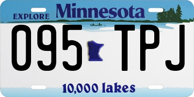 MN license plate 095TPJ