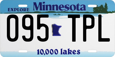 MN license plate 095TPL