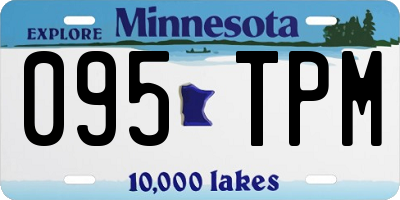 MN license plate 095TPM