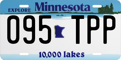 MN license plate 095TPP